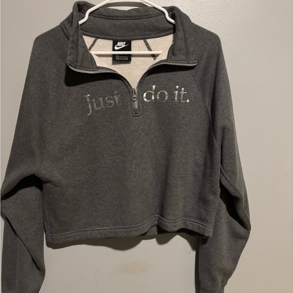 Nike Charcoal Cowl Neck Women's Sweater